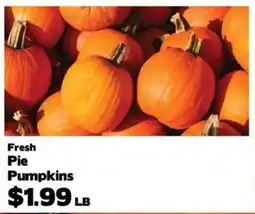 Crosby's Marketplace Fresh Pie Pumpkins offer