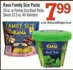 Price Chopper Rana Family Size Pasta offer