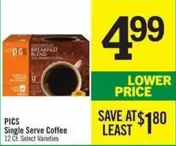 Price Chopper Pics single serve coffee offer