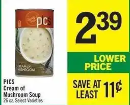 Price Chopper Pics cream of mushroom soup offer