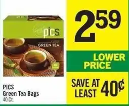 Price Chopper Pics Green Tea Bags offer