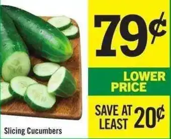 Price Chopper Slicing Cucumbers offer