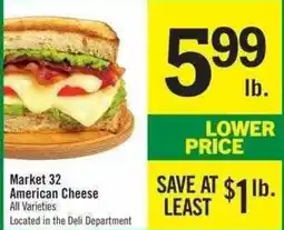 Price Chopper Market 32 American Cheese offer