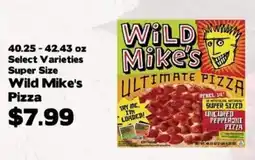 Crosby's Marketplace Wild Mike's pizza offer