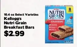 Crosby's Marketplace Kellogg's Nutri Grain Breakfast Bars offer
