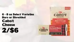 Crosby's Marketplace Cabot Cheese offer