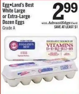 Price Chopper Eggland's Best White Large or Extra-Large Dozen Eggs offer
