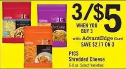 Price Chopper Pics Shredded Cheese offer