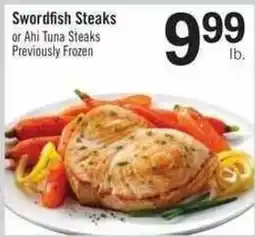 Price Chopper Swordfish Steaks or Ahi Tuna Steaks offer
