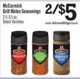 Price Chopper McCormick Grill Mates Seasonings offer