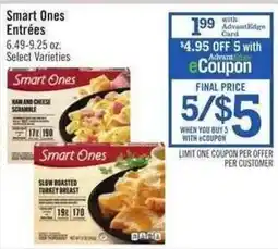 Price Chopper Smart Ones Entrées offer