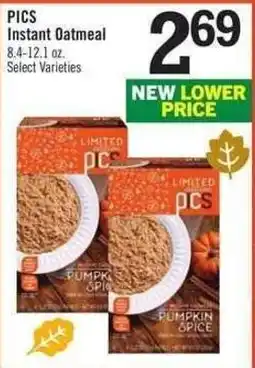 Price Chopper Pics instant oatmeal offer