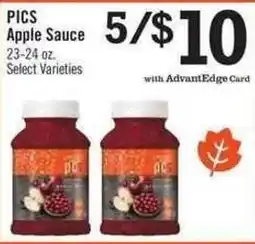Price Chopper Pics apple sauce offer