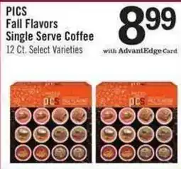 Price Chopper Pics fall flavors single serve coffee offer