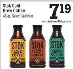 Price Chopper Stok cold brew coffee offer