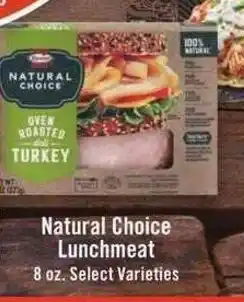 Price Chopper Natural Choice Lunchmeat offer