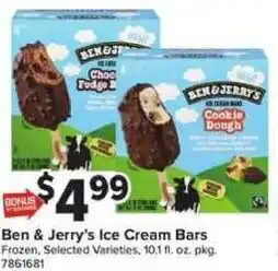 Giant Food Ben & Jerry's Ice Cream Bars offer