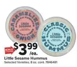 Giant Food Little Sesame Hummus offer