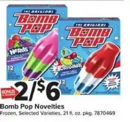 Giant Food Bomb Pop Novelties offer