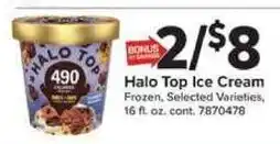 Giant Food Halo Top Ice Cream offer