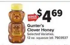 Giant Food Gunter's Clover Honey offer
