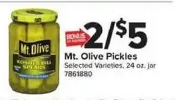 Giant Food Mt. Olive Pickles offer