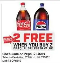 Giant Food Coca-Cola or Pepsi offer