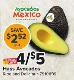Giant Food Avocados Mexico Hass Avocados offer