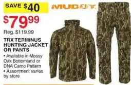 Dunham's Sports Mudboy Trx Terminus Hunting Jacket Or Pants offer