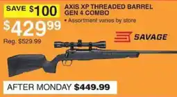 Dunham's Sports Savage Axis XP Threaded Barrel Gen 4 Combo offer