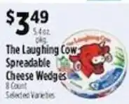 Pioneer Supermarkets The Laughing Cow Spreadable Cheese Wedges offer