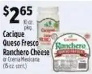 Pioneer Supermarkets Cacique Queso Fresco Ranchero Cheese offer