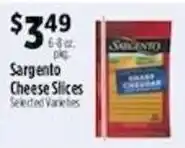 Pioneer Supermarkets Sargento Cheese Slices offer