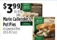 Pioneer Supermarkets Marie Callender's Pot Pies or Laurels Pies offer