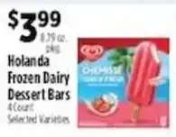 Pioneer Supermarkets Holanda Frozen Dairy Dessert Bars offer