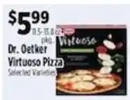Pioneer Supermarkets Dr. Oetker Virtuoso Pizza offer