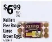 Pioneer Supermarkets Nellie's Free Range Large Brown Eggs offer