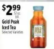 Pioneer Supermarkets Gold Peak Iced Tea offer