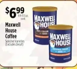 Pioneer Supermarkets Maxwell House Coffee offer