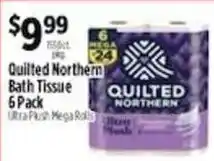 Pioneer Supermarkets Quilted Northern bath tissue offer