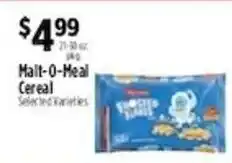 Pioneer Supermarkets Malt-O-Meal Cereal offer