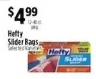 Pioneer Supermarkets Hefty slider bags offer