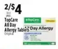 Pioneer Supermarkets TopCare All Day Allergy Tablets offer
