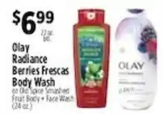 Pioneer Supermarkets Olay Radiance Berries Frescas Body Wash offer