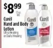 Pioneer Supermarkets Curel Hand and Body Lotion offer