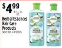 Pioneer Supermarkets Herbal Essences Hair Care Products offer