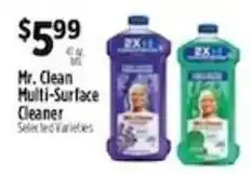 Pioneer Supermarkets Mr. Clean Multi-Surface Cleaner offer
