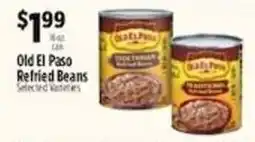 Pioneer Supermarkets Old El Paso Refried Beans offer