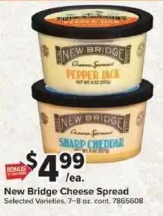Giant Food New Bridge Cheese Spread offer