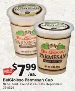Giant Food BelGioioso Parmesan Cup offer